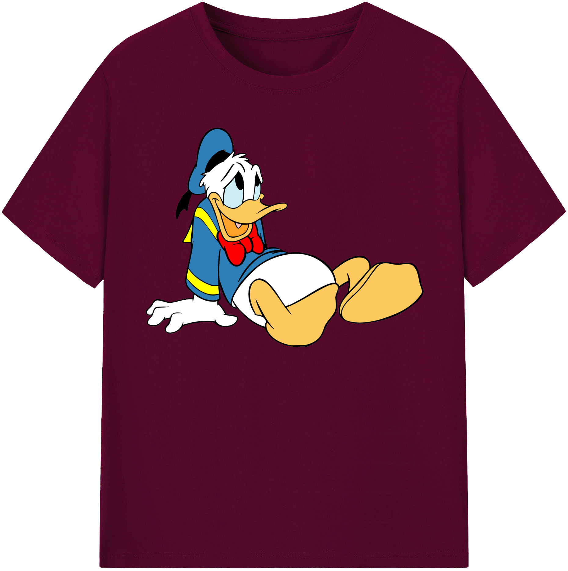 （画像用） ミッキーマウス Mickey Mouse レディースカジュアルプリントTシャツ（綿100％）